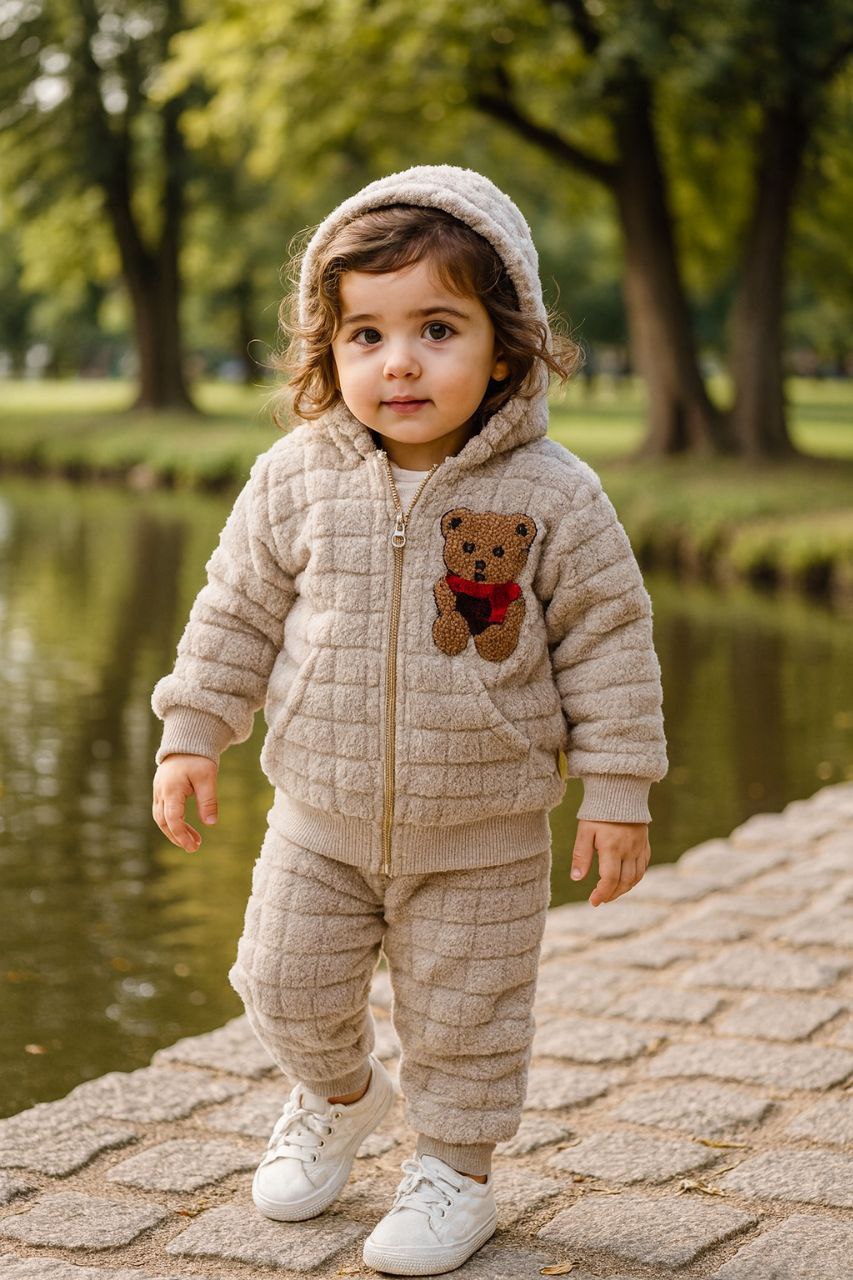 ست سویشرت شلوار تدی از ۶ماه تا ۳سال